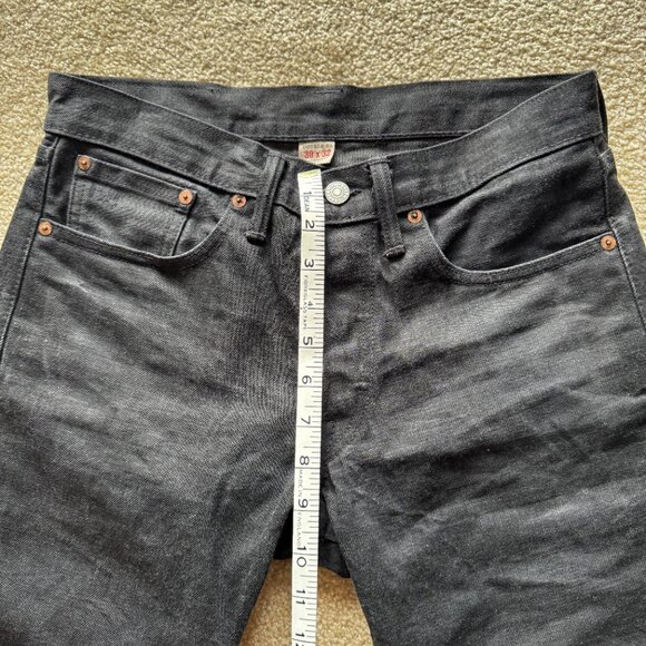 Double RL RRL Slim Fit Black Selvedge Jean 30x32 - Picture 8 of 10